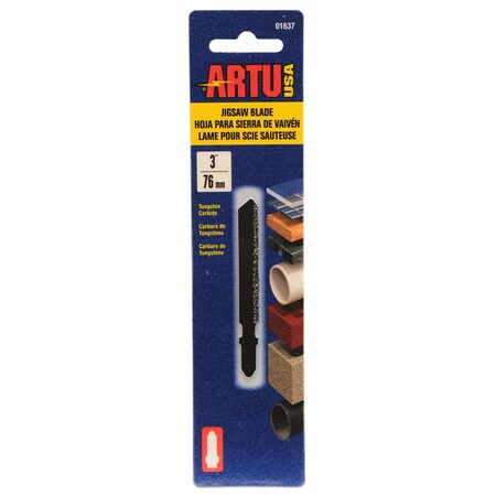 Artu Jigsaw Blade, T-Shank, 3" Grit 01637